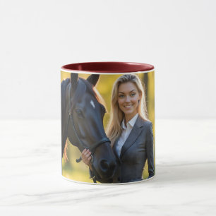 Caneca Helena Chevalier / Companheiro majestoso da frísia