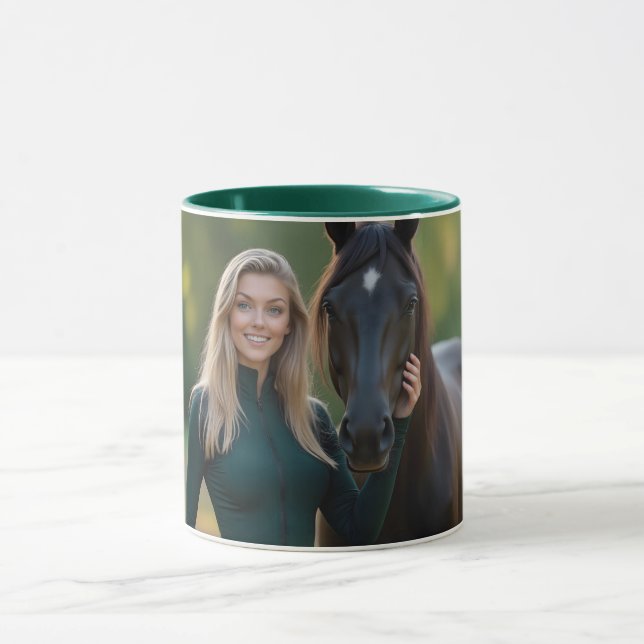 Caneca Helena Chevalier / Maiestoso Stallion Negro (Centro)
