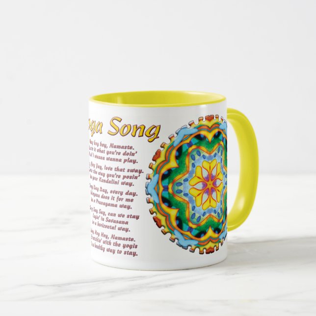 Caneca Helios Yoga Song Mug (Frente Esquerda)