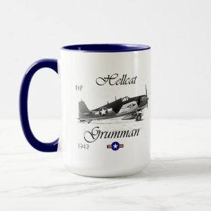 Caneca Hellcat de F6F, GRUMMAN, 1942