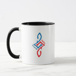 Caneca Hello Friends Simple Happy Greeting Design
