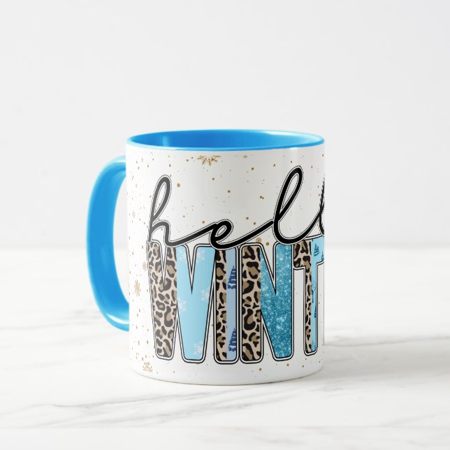 Caneca Hello Winter Customize (Frente Esquerda)
