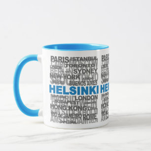 Caneca HELSINKI e outras cidades são canalizadas - escolh