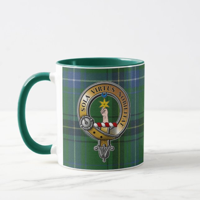Caneca Henderson Tartan & Crachá (Esquerda)