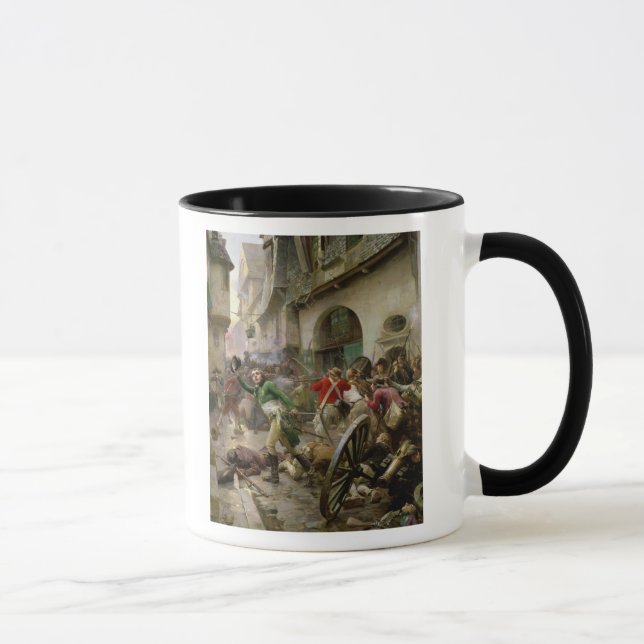 Caneca Henri de La Rochejaquelein na batalha de (Direita)