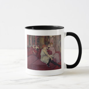 Caneca Henri de Toulouse-Lautrec   no salão de beleza no