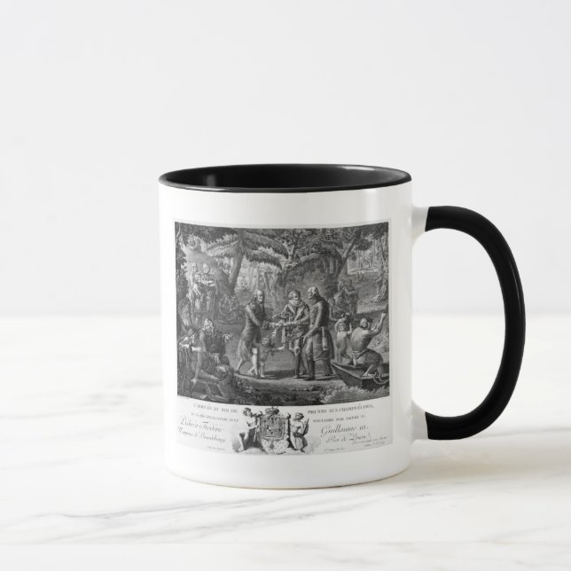 Caneca Henri IV Frederick de reconciliação William II (Direita)