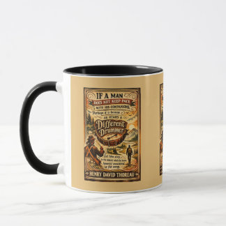Caneca Henry David Thoreau Tambor Diferente