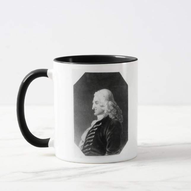 Caneca Henry Fielding gravou por Samuel Freeman (Esquerda)