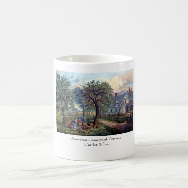 Caneca - herdade americana: Outono (Centro)