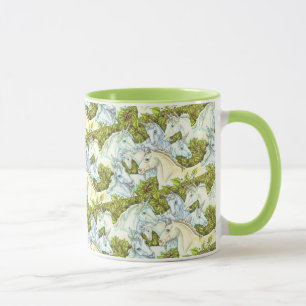 Caneca HERDADO UNICORN MEDIEVAL, CAVALOS, STALLION Fantas