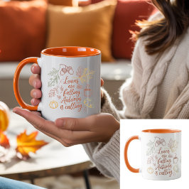Caneca Heritage | Leaves Are Falling Autumn Is Calling