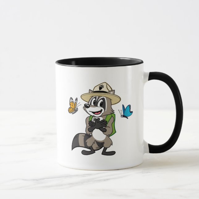 Caneca Herói da borboleta do rick | da guarda florestal - (Direita)
