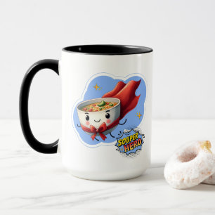 Caneca Herói do Souper, Arma de Sopa Super Herói  