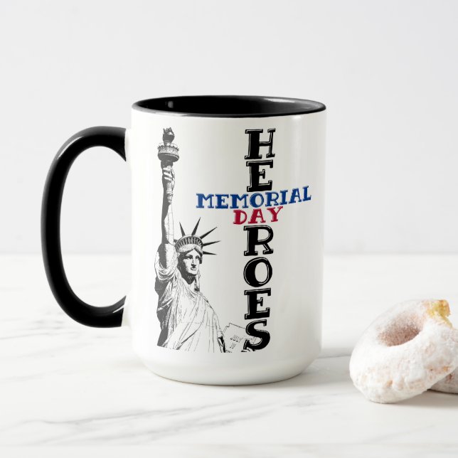 Caneca Heróis do Dia Memorial (Com Donut)