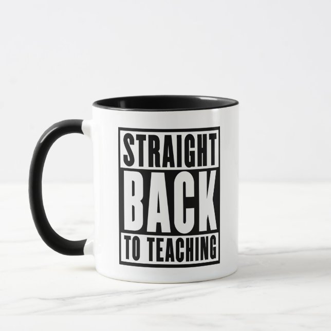 Caneca Hetero de volta ao ensino (Esquerda)