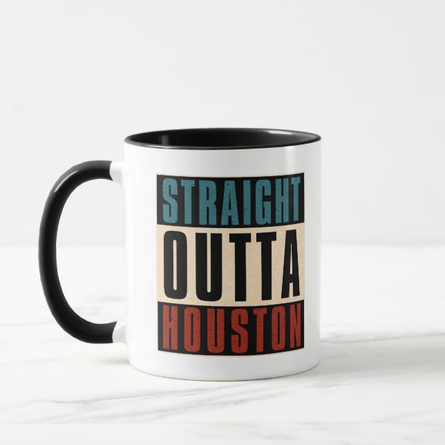 Caneca Hetero Outta Houston Texas TX EUA (Esquerda)
