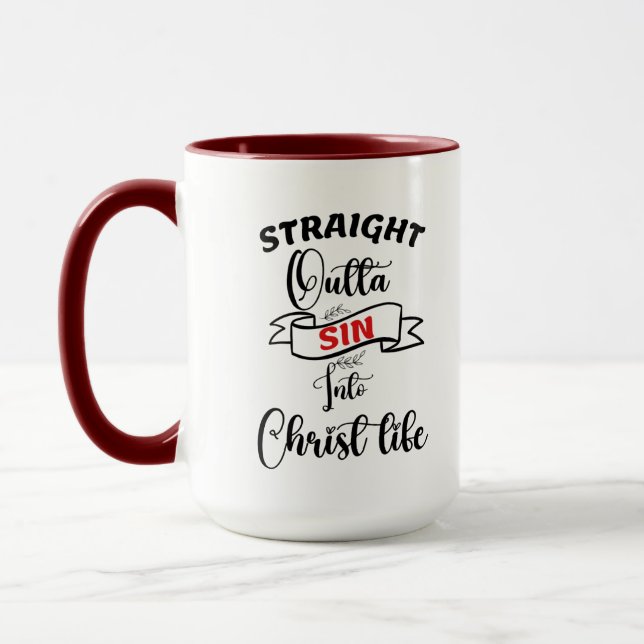 Caneca Hetero Sin em Cristo Coffee Mug (Esquerda)