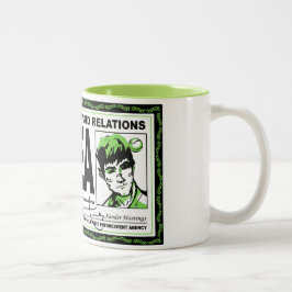 Caneca híbrida do crachá da terra HEA