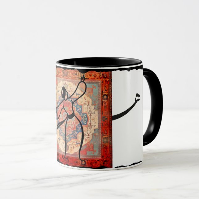 Caneca Hich meaning nothingness molana's famous poem (Frente Esquerda)