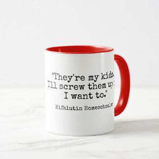 Caneca Hifalutin de Homeschool