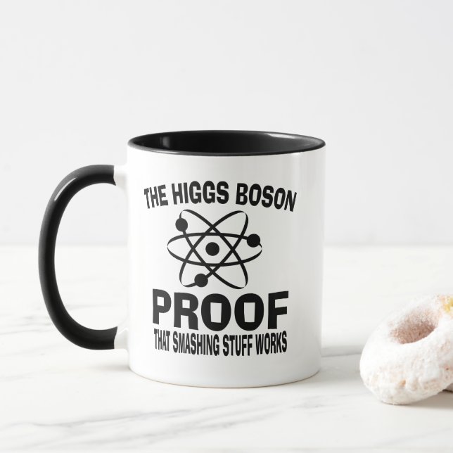 Caneca Higgs Boson Smashing Studs Works (Com Donut)