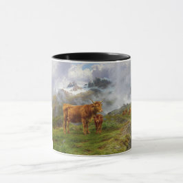 Caneca Highland Cattle (por Rosa Bonheur)