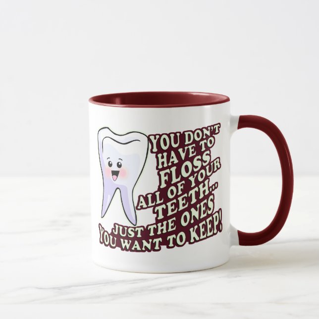Caneca Higienista dental do dentista (Direita)