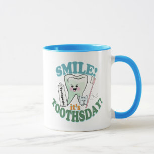 Caneca Higienista dental do dentista engraçado