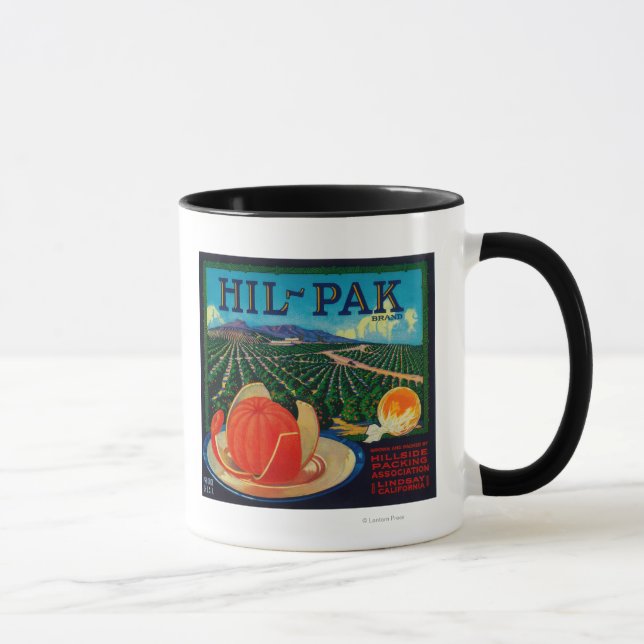 Caneca Hil Pak Orange LabelLindsay, CA (Direita)