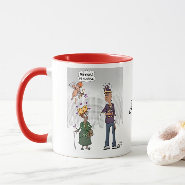 Caneca Hilarid Cupid Combo Mug (Com Donut)