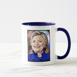Caneca Hilary Clinton Memabilia Keepsasaem Café Mug