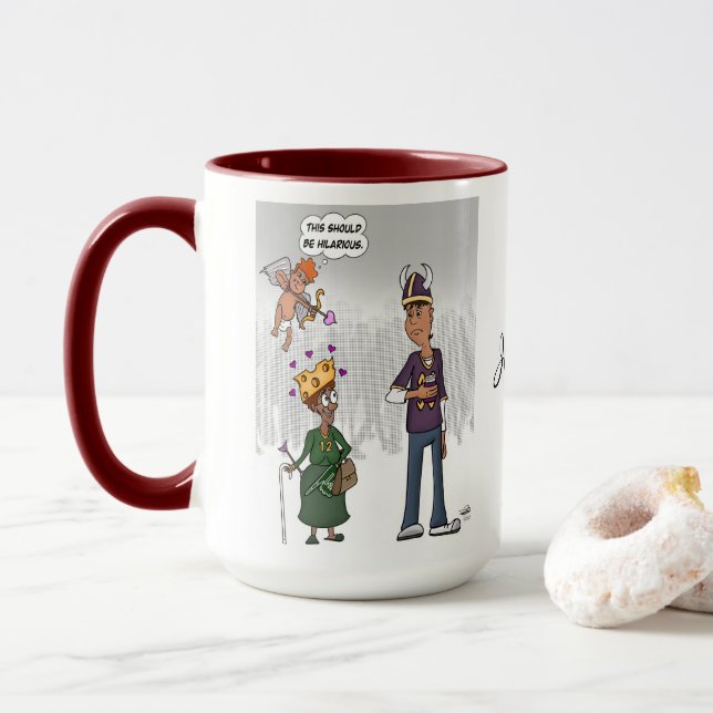 Caneca Hillarid Cupid Large Combo Mug (Com Donut)