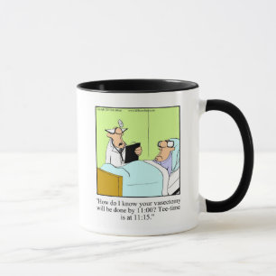 Caneca Hillarie Golf Cartoon Ringer Mug