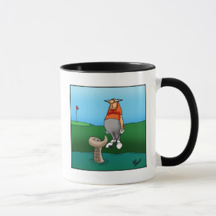 Caneca Hillarie Golf Humor Ringer Mug