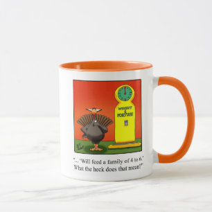 Caneca Hillarious Ação de Graças Humor Mug Gift