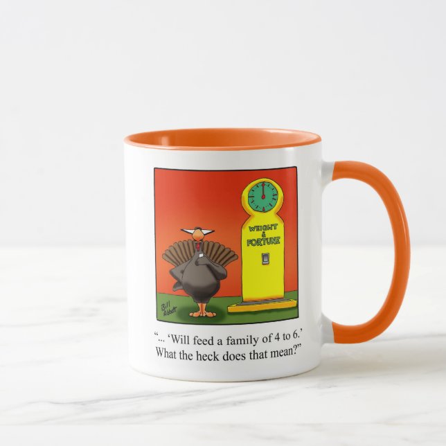 Caneca Hillarious Ação de Graças Humor Mug Gift (Direita)