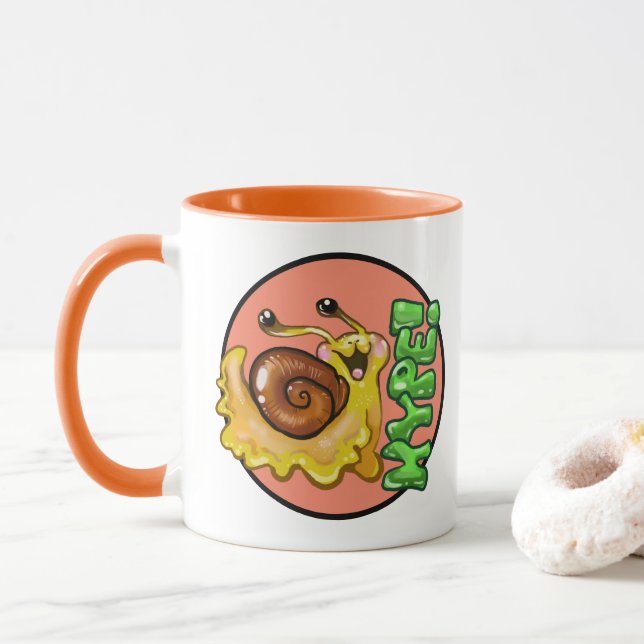 Caneca Hipe Adorável! Snail Emote (Com Donut)