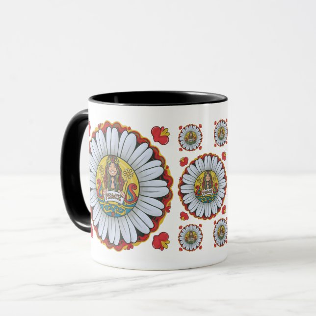 Caneca Hippie Peace Mug (Frente Esquerda)