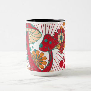 Caneca Hippie Soul Trip Summer Vintage Mushroom