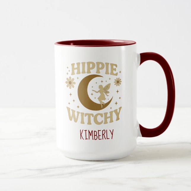 Caneca Hippie Witchy Moon & Fairy Unisex (Direita)