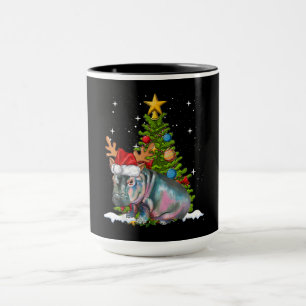 Caneca Hippo Fiona Árvore de Natal Hippopotamus