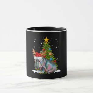 Caneca Hippo Fiona Árvore de Natal Hippopotamus