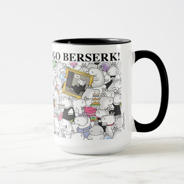 Caneca HIPPOS VÁ BERSERK! Sandra Boynton (Direita)