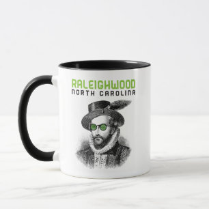 Caneca Hipster legal Sir Walter Raleigh NC Raleighwood