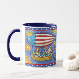 CANECA HISS N' FITZ CATES E MOUSE EM 4 DE JULHO DE ZEPPEL