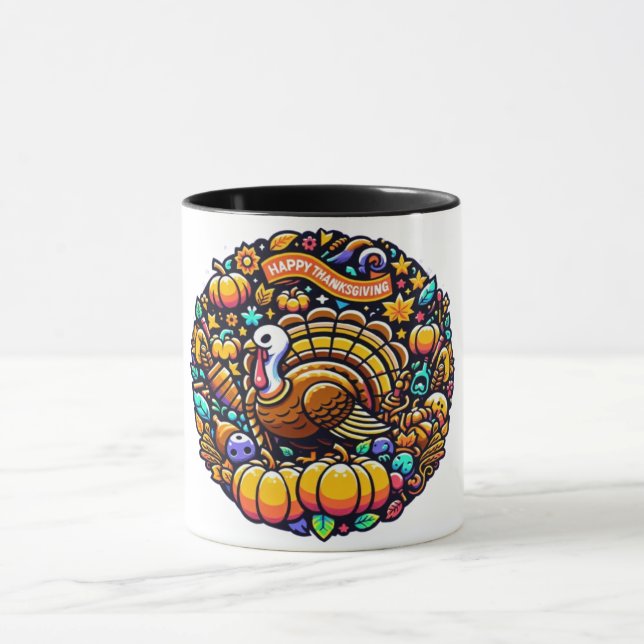 Caneca História da Ação de Graças (Centro)