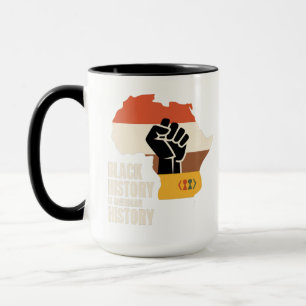 Caneca História Negra É Cultura Patrimônio Americano