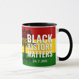 Caneca História Negra Importa MONOGRAMA Marcus Garvey BHM