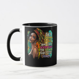 Caneca História Negra Mês Mulher Africana Depois Da Tempe